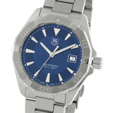 Tag Heuer Aquaracer Quartz Blue Dial Silver Steel Strap Watch for Men - WAY1112.BA0928 Buy Now By Tag Heuer