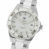 Tag Heuer Aquaracer Diamonds White Dial Two Tone Steel Strap Watch for Women - WAY131D.BA0914 Buy Now By Tag Heuer