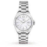 Tag Heuer Formula 1 Quartz Mother of Pearl White Dial Silver Steel Strap Watch for Women - WBJ1418.BA0664 Buy Now By Tag Heuer