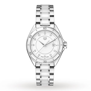 Tag Heuer Formula 1 Diamonds White Dial Two Tone Steel Strap Watch for Women - WBJ141AD.BA0974 Buy Now By Tag Heuer