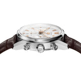 Tag Heuer Carrera Chronograph White Dial Brown Leather Strap Watch for Men - CBN2013.FC6483 Buy Now By Tag Heuer