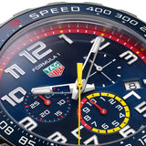 Tag Heuer Formula 1 Red Bull Racing Chronograph Blue Dial Blue Rubber Strap Watch for Men - CAZ101AL.FT8052 Buy Now By Tag Heuer