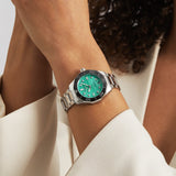 Tag Heuer Aquaracer Professional 300 Automatic Diamonds Green Dial Silver Steel Strap Watch for Women - WBP231K.BA0618 Buy Now By Tag Heuer