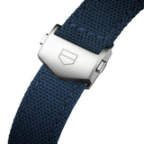 Tag Heuer Carrera Skipper Automatic Chronograph Blue Dial Blue Nylon Strap Watch for Men - CBS2213.FN6002 Buy Now By Tag Heuer