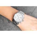 Michael Kors Lexington Silver Dial Silver Steel Strap Watch for Women - MK5555 Buy Now By Michael Kors