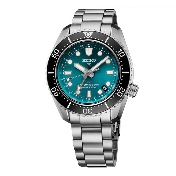 Seiko Prospex Diver Automatic Turquoise Dial Silver Steel Strap Watch for Men - SPB475J1 Buy Now By Seiko