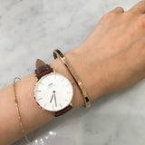 Daniel Wellington Petite St Mawes White Dial Brown Leather Strap Watch For Women - DW00100175 Buy Now By Daniel Wellington