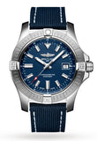 Breitling Avenger Automatic 43mm Blue Dial Blue Nylon Strap Watch for Men - A17318101C1X2 Buy Now By Breitling