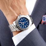 Breitling Avenger Automatic 43mm Blue Dial Silver Steel Strap Watch for Men - A17318101C1A1 Buy Now By Breitling