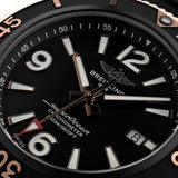 Breitling Superocean Automatic 46mm Black Dial Black Rubber Strap Watch for Men - U17368221B1S1 Buy Now By Breitling