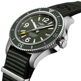 Breitling Superocean Automatic 44mm Outerknown Green Dial Green Nylon Strap Watch for Men - A17367A11L1W1 Buy Now By Breitling