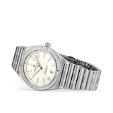 Breitling Chronomat Automatic 36 Diamonds White Dial Silver Steel Strap Watch for Women - A10380591A1A1 Buy Now By Breitling