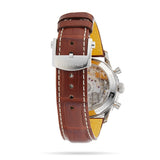 Breitling Navitimer B01 Chronograph 41 White Dial Brown Leather Strap Watch for Men - AB0139211G1P1 Buy Now By Breitling