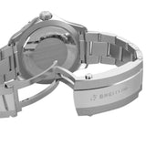 Breitling Superocean Automatic 44mm Turquoise Dial Silver Steel Strap Watch for Men - A17376211L2A1 Buy Now By Breitling