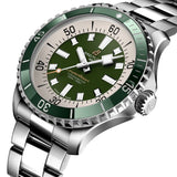 Breitling Superocean Automatic 44mm Navy Green Dial Green Rubber Strap Watch for Men - A17376A31L1A1 Buy Now By Breitling