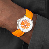 Breitling Superocean Automatic 36 Orange Dial Orange Rubber Strap Watch for Men - A17377211O1S1 Buy Now By Breitling