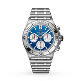 Breitling Chronomat B01 42 Six Nations Italy Blue Dial Silver Steel Strap Watch for Men - AB0134A41C1A1 Buy Now By Breitling