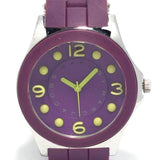 Marc Jacobs Pelly Purple Dial Purple Silicone Strap Watch for Women - MBM2505 Buy Now By Marc Jacobs