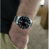 Tissot Seastar 1000 Black Dial Silver Steel Strap Watch For Men - T120.410.11.051.00