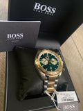 Hugo Boss Santiago Green Dial Two Tone Steel Strap Watch for Men - 1513872 Buy Now By Hugo Boss