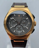 Maserati Triconic Chronograph Grey Dial Brown Leather Strap Watch For Men - R8871639003 Buy Now By Maserati