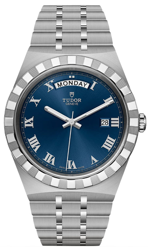 Tudor Royal Automatic Blue Dial Silver Steel Strap Watch for Men - M28600-0005 Buy Now By Tudor