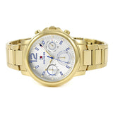 Tommy Hilfiger Claudia White Dial Gold Steel Strap Watch for Women - 1781742 Buy Now By Tommy Hilfiger