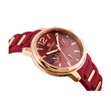 Tommy Hilfiger Claudia Red Dial Two Tone Steel Strap Watch for Women - 1781744 Buy Now By Tommy Hilfiger