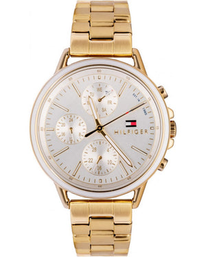 Tommy Hilfiger Carly White Dial Gold Steel Strap Watch for Women - 1781786 Buy Now By Tommy Hilfiger