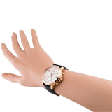 Tommy Hilfiger Claudia White Dial Black Leather Strap Watch for Women - 1781817 Buy Now By Tommy Hilfiger