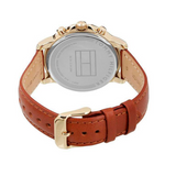 Tommy Hilfiger Claudia Rose Gold Dial Brown Leather Strap Watch for Women - 1781818 Buy Now By Tommy Hilfiger