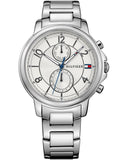 Tommy Hilfiger Claudia White Dial Silver Steel Strap Watch for Women - 1781819 Buy Now By Tommy Hilfiger