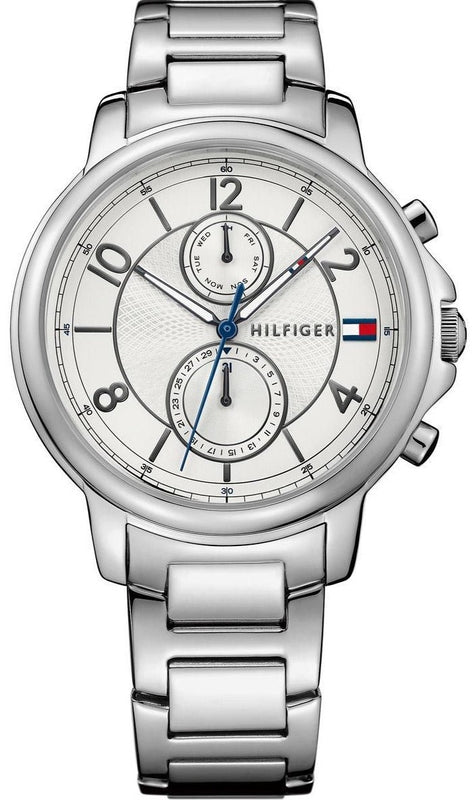 Tommy Hilfiger Claudia White Dial Silver Steel Strap Watch for Women - 1781819 Buy Now By Tommy Hilfiger