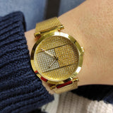 Tommy Hilfiger Lynn Quartz Gold Dial Gold Mesh Bracelet Watch For Women - 1781867 Buy Now By Tommy Hilfiger