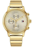 Tommy Hilfiger Blake White Dial Gold Steel Strap Watch for Women - 1781905 Buy Now By Tommy Hilfiger