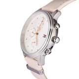 Tommy Hilfiger Blake Chronograph Silver Dial Pink Leather Strap Watch For Women - 1781906 Buy Now By Tommy Hilfiger