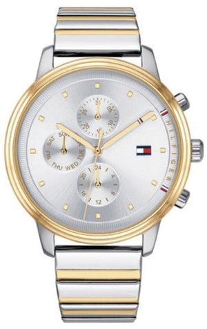 Tommy Hilfiger Blake Silver Dial Two Tone Steel Strap Watch for Women - 1781908 Buy Now By Tommy Hilfiger
