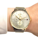 Tommy Hilfiger Jenna Quartz White Dial Gold Mesh Bracelet Watch For Women - 1781943 Buy Now By Tommy Hilfiger