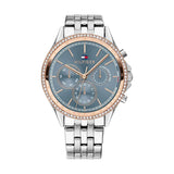 Tommy Hilfiger Ari Diamonds Blue Dial Silver Steel Strap Watch for Women - 1781976 Buy Now By Tommy Hilfiger