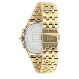 Tommy Hilfiger Ari Multifunction Diamonds Silver Dial Gold Steel Strap Watch for Women - 1781977 Buy Now By Tommy Hilfiger