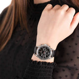 Tommy Hilfiger Ari Diamonds Black Dial Black Leather Strap Watch for Women - 1781981 Buy Now By Tommy Hilfiger