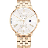 Tommy Hilfiger Jenna Quartz White Dial Rose Gold Steel Strap Watch for Women - 1782070 Buy Now By Tommy Hilfiger