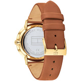 Tommy Hilfiger Jenna Quartz White Dial Brown Leather Strap Watch for Women - 1782073 Buy Now By Tommy Hilfiger