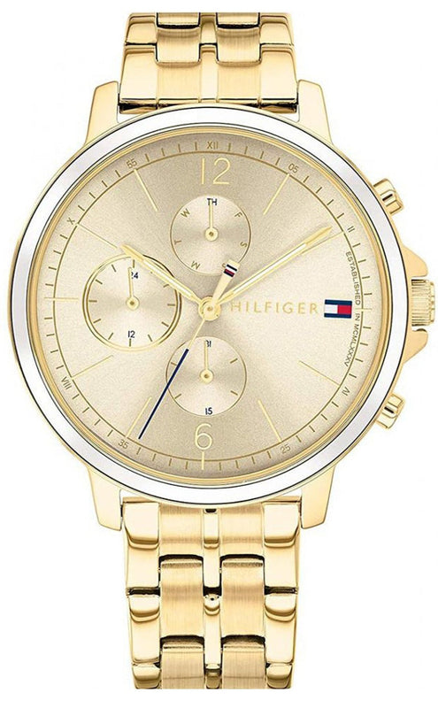 Tommy Hilfiger Madison Quartz Gold Dial Gold Steel Strap Watch For Women - 1782189 Buy Now By Tommy Hilfiger