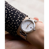 Tommy Hilfiger Lynn Quartz White Dial Two Tone Steel Strap Watch For Women - 1782236 Buy Now By Tommy Hilfiger