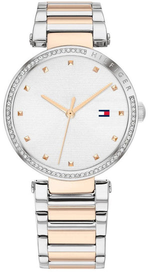 Tommy Hilfiger Lynn Quartz White Dial Two Tone Steel Strap Watch For Women - 1782236 Buy Now By Tommy Hilfiger