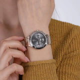 Tommy Hilfiger Eve Chronograph Quartz Grey Dial Rose Gold Steel Strap Watch For Women - 1782277 Buy Now By Tommy Hilfiger