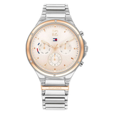 Tommy Hilfiger Eve Chronograph Quartz Pink Dial Silver Steel Strap Watch For Women - 1782279 Buy Now By Tommy Hilfiger