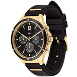 Tommy Hilfiger Eve Chronograph Quartz Black Dial Black Silicone Strap Watch For Women - 1782282 Buy Now By Tommy Hilfiger