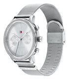 Tommy Hilfiger Blake Diamonds Silver Dial Silver Mesh Bracelet Watch for Women - 1782301 Buy Now By Tommy Hilfiger
